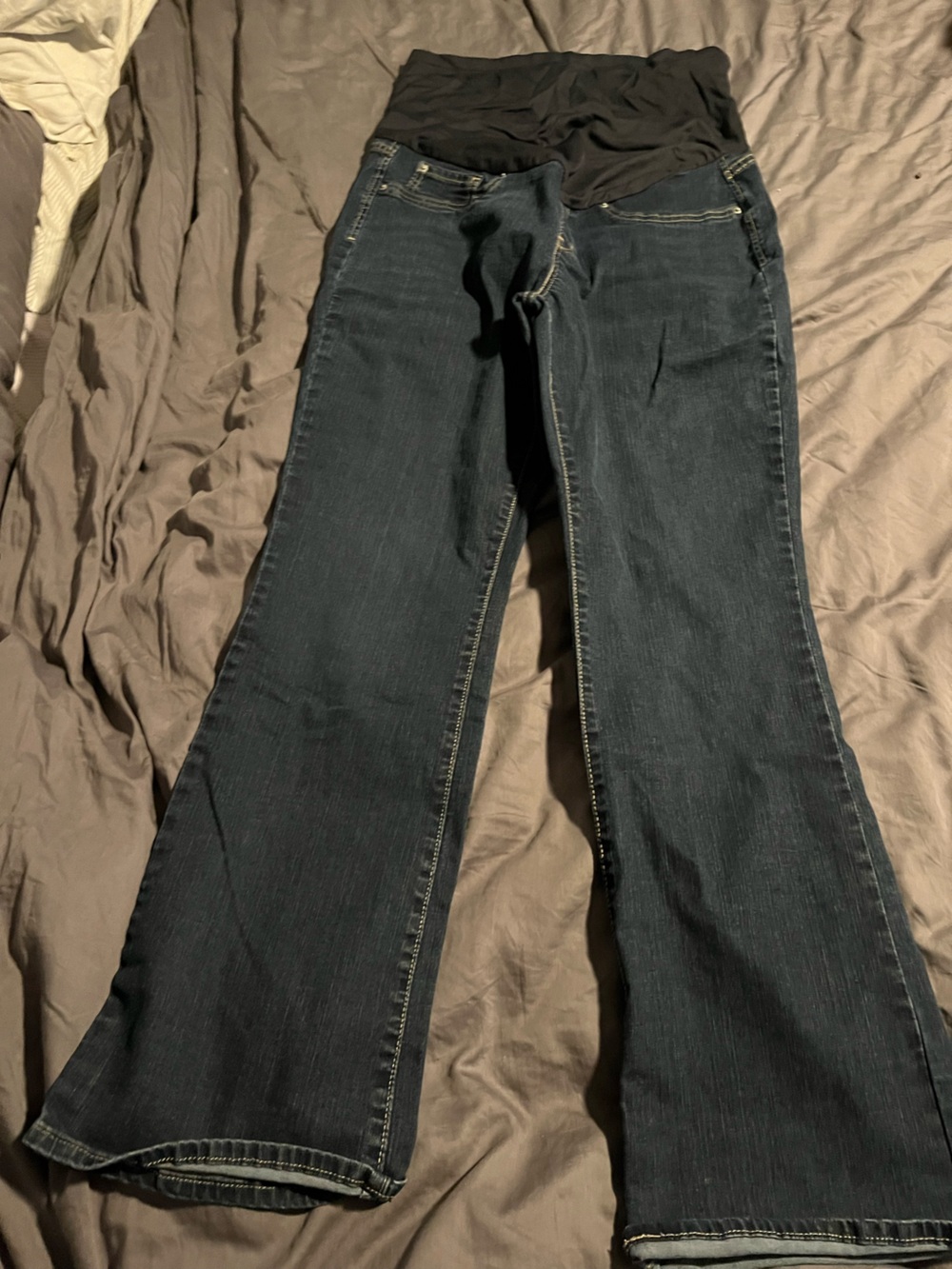 LEVIS Dark Wash Bootcut Maternity Jeans
